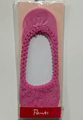 Tălpici Penti Dantelă Înflorată – Fuchsia