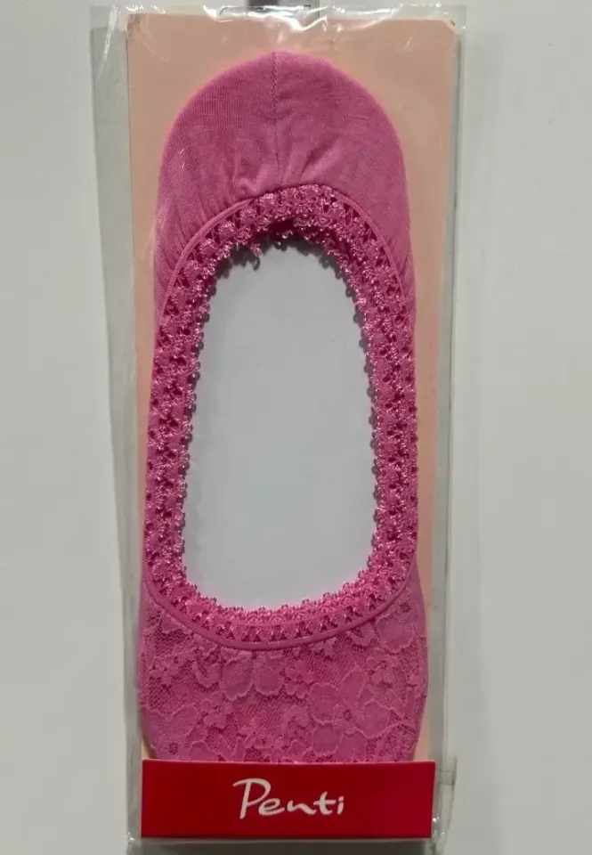 Tălpici Penti Dantelă Înflorată – Fuchsia