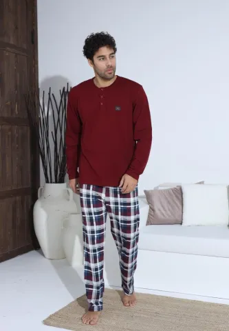 Pijama Barbati ,Maneca si Pantaloni Lungi,70031