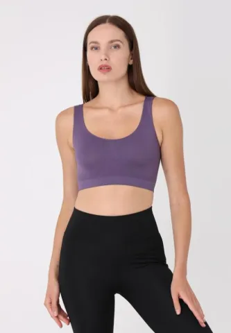 Bustieră dama Bretele Late – Fără Push-up Mov