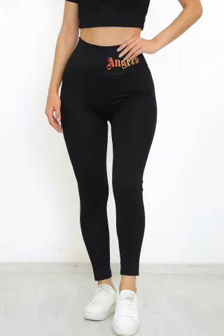 Colanți damă negru Angels pentru un look modern