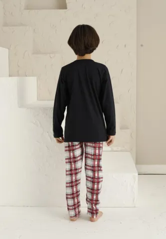 Pijama băieți, Copil Distracție, mânecă lungă și pantaloni lungi, design vesel hover