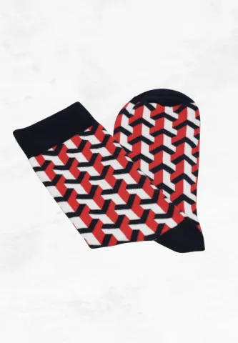 Șosete Fără Cusătură Bărbați – Design cu Carouri și Culori Vii