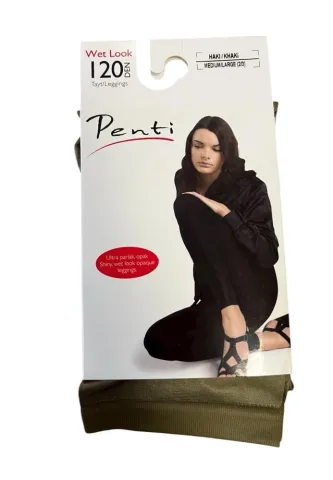 Colanți Ultra Lucioși 120 DEN Penti,kaki