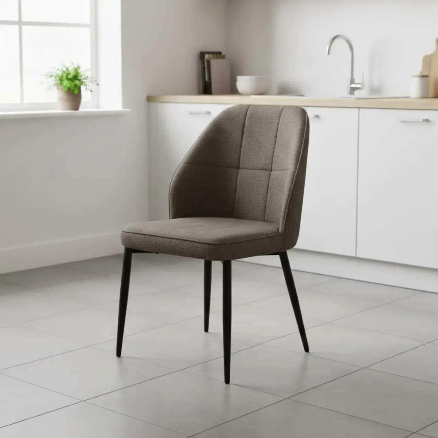 Scaun Velto, culoare Capucino - 1