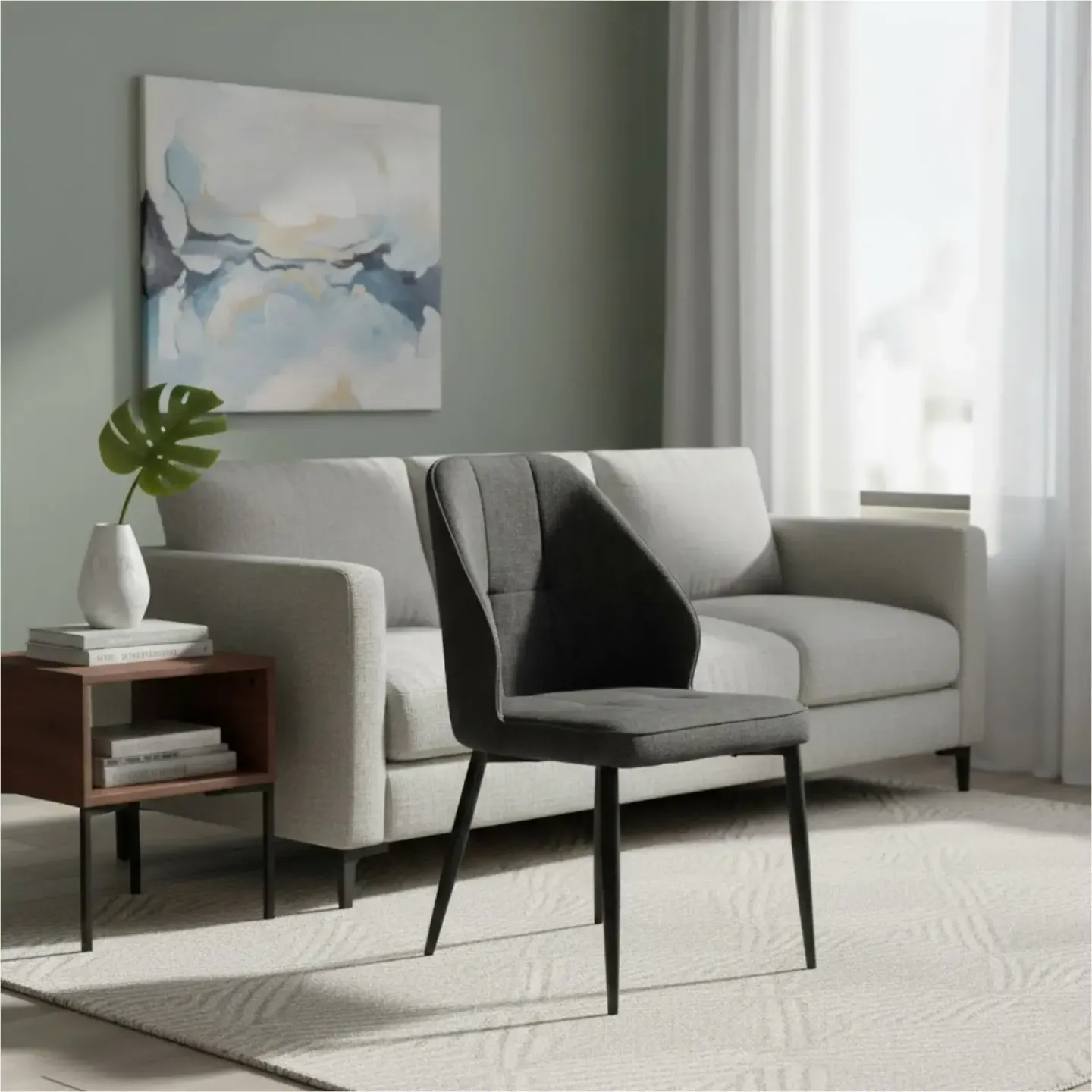 Scaun Velto, culoare Negru - 1